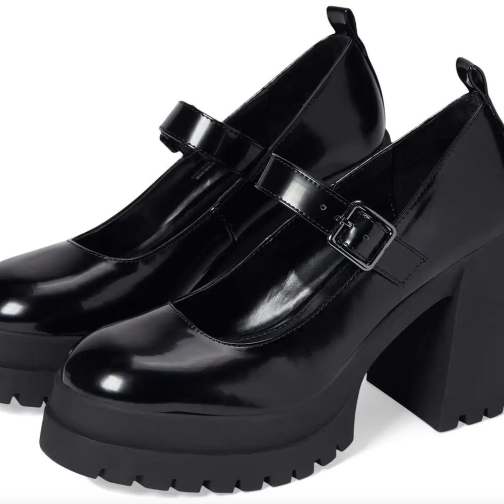 Steve Madden Orsen Mary Jane Pump - Black - Size 8